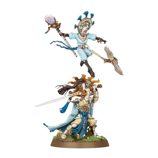Ellania and Ellathor, Eclipsian Warsages (Unpainted) (Assembled)
