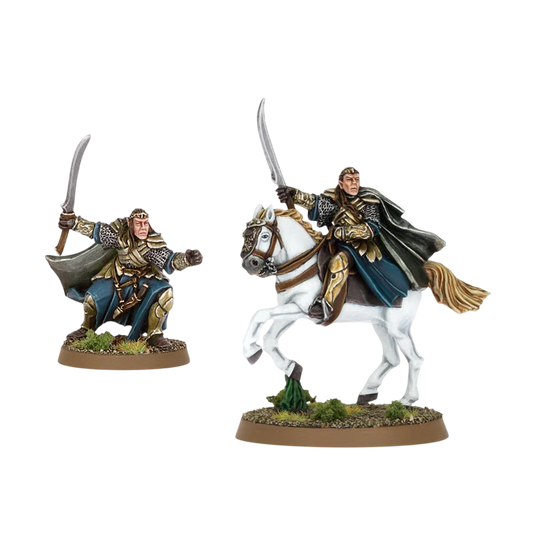 Elrohir Foot and Mounted (New on Sprue)