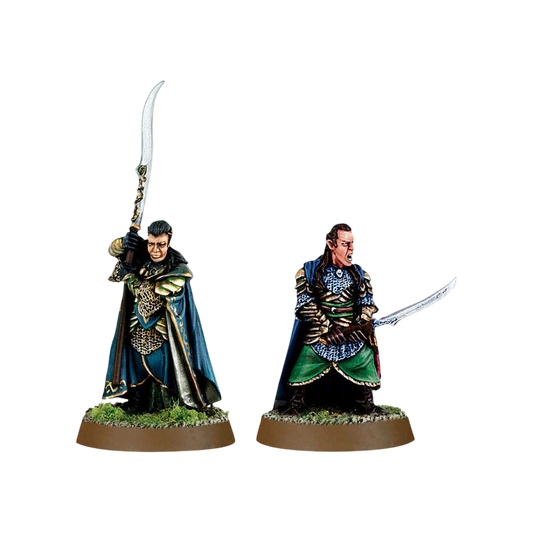 Elrond & Gil-Galad (Custom Painted) (Assembled)