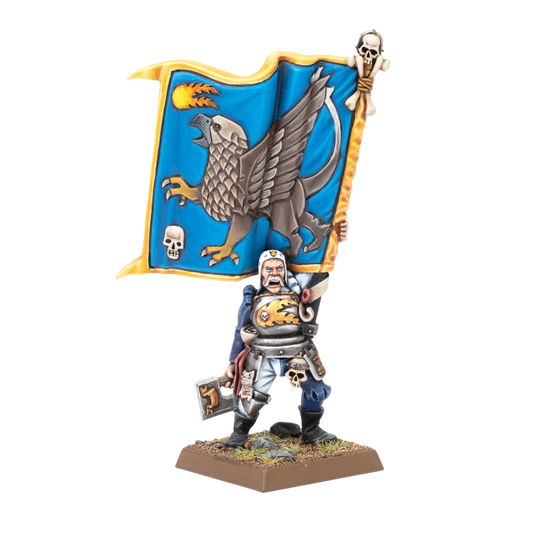Empire Battle Standard Bearer (Custom Painted) (Assembled)