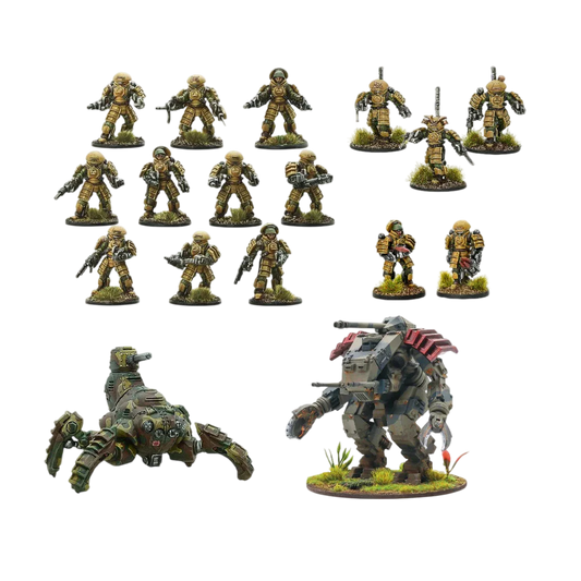 Empire of Japan Armoured Assault (Unpainted) (Assembled)