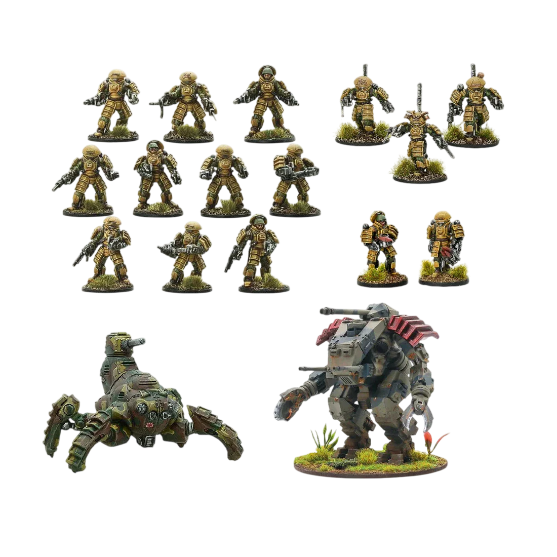 Empire of Japan Armoured Assault (Custom Painted) (Assembled)