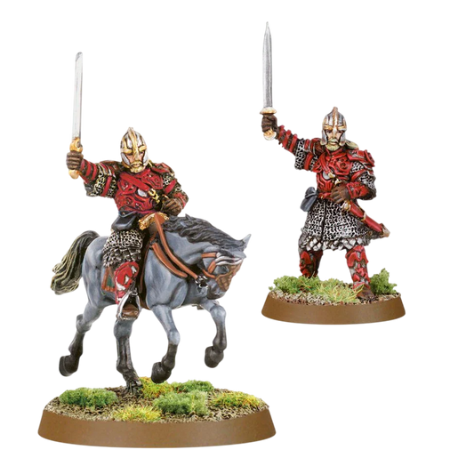 Éomer Foot and Mounted (Unpainted) (Assembled)