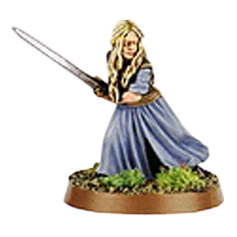 Éowyn (Helm's Deep) (Unpainted) (Assembled)