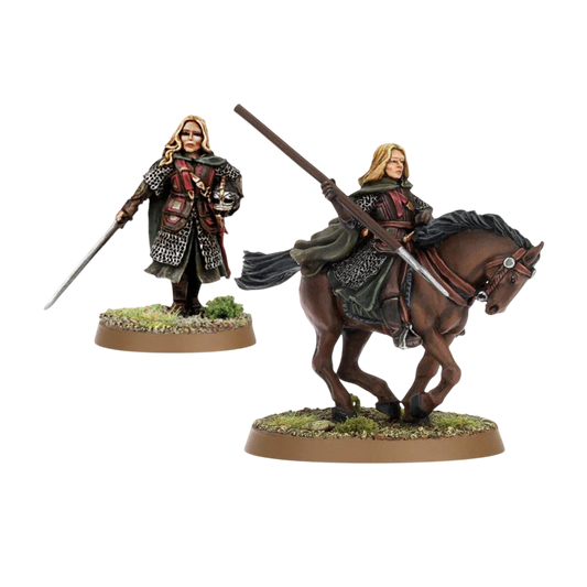 Éowyn Foot and Mounted (Custom Painted) (Assembled)