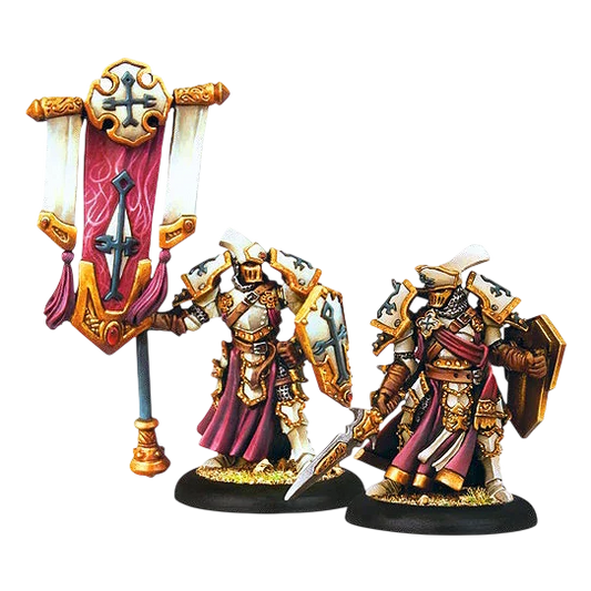 Exemplar Errant Officer & Standard (Unpainted) (Assembled)