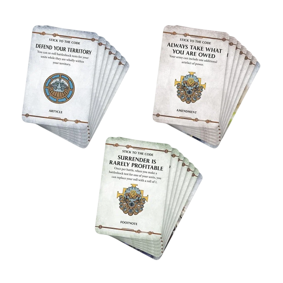 'Stick To The Code' Cards (2017)