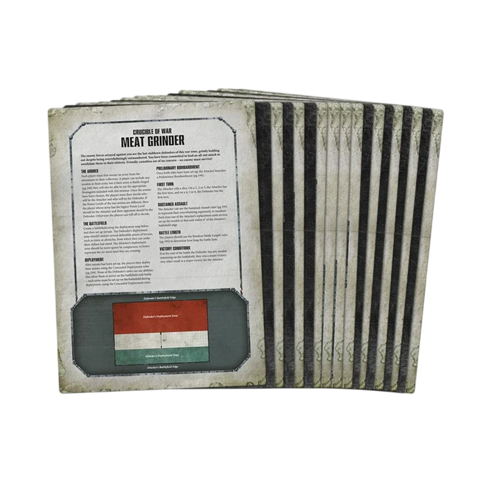 FREE: Warhammer 40,000 Mission Cards (2017)