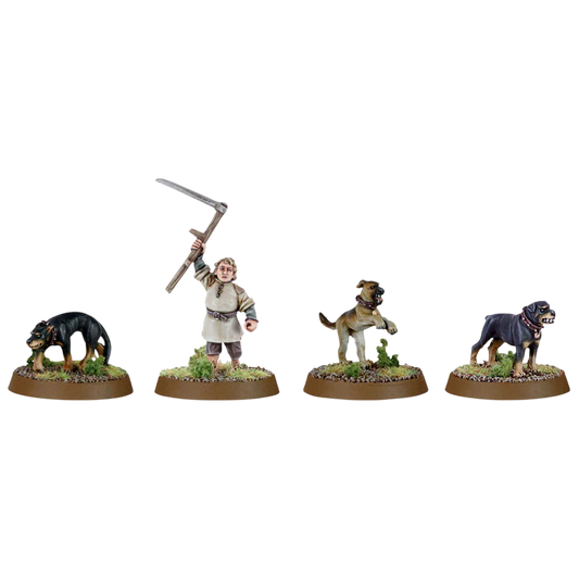 Farmer Maggot and his Hounds (New on Sprue)