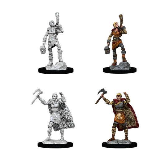 Female Human Barbarian (Prepainted) (New in Box)