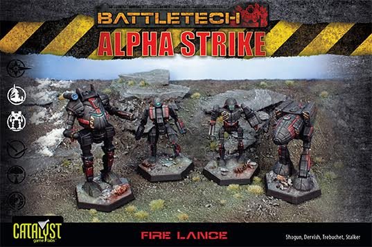 Alpha Strike: Fire Lance Pack (Unpainted) (Assembled)