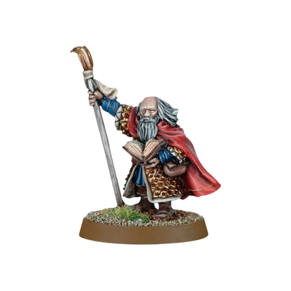 Flói Stonehand, Loremaster of Moria (Custom Painted) (Assembled)