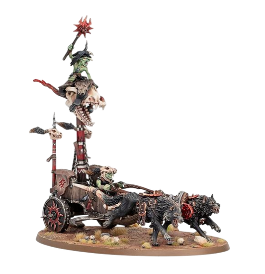 Snarlboss/Frazzlegit Shaman on War-wheela (New on Sprue)