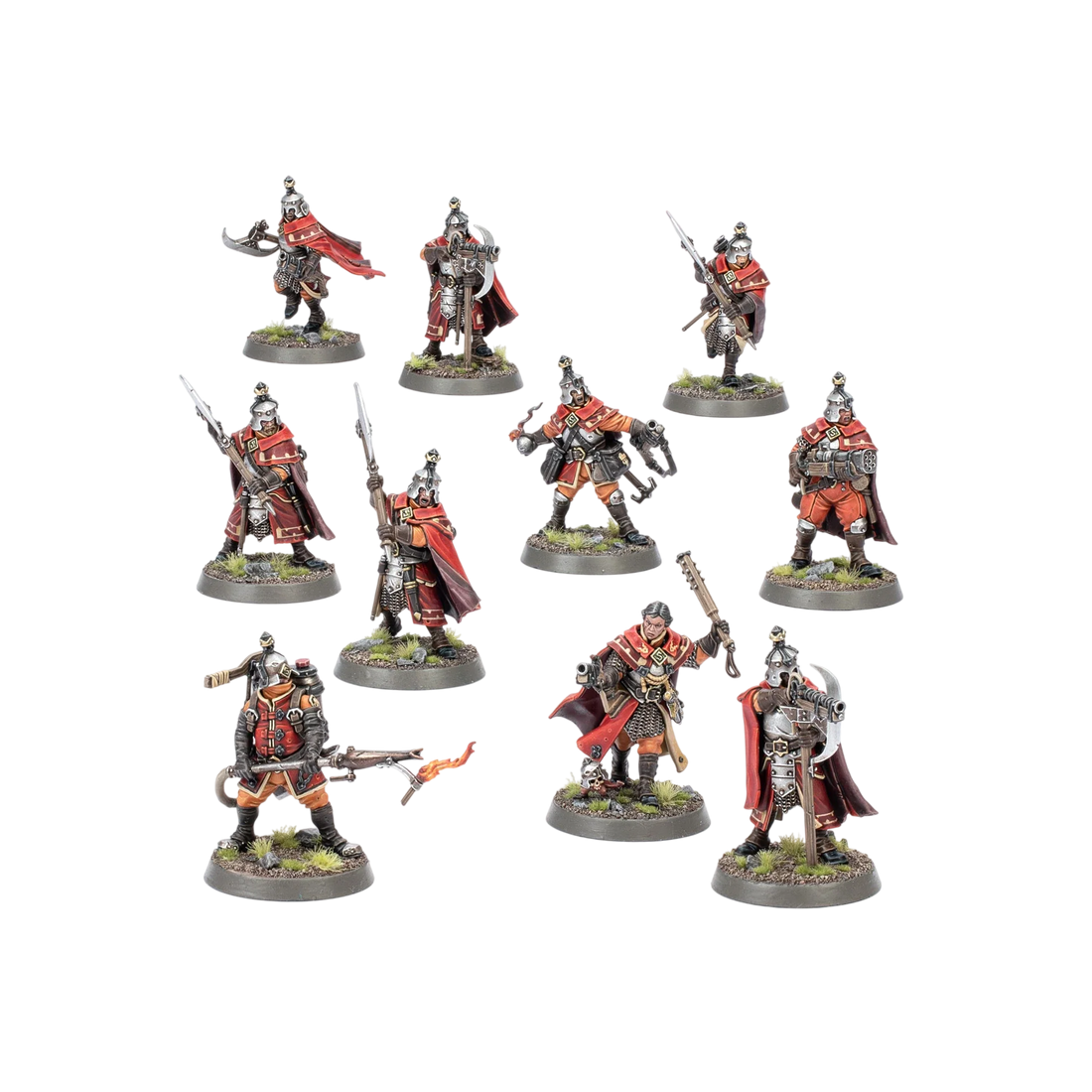 Freeguild Grenadiers (Unpainted) (Assembled)