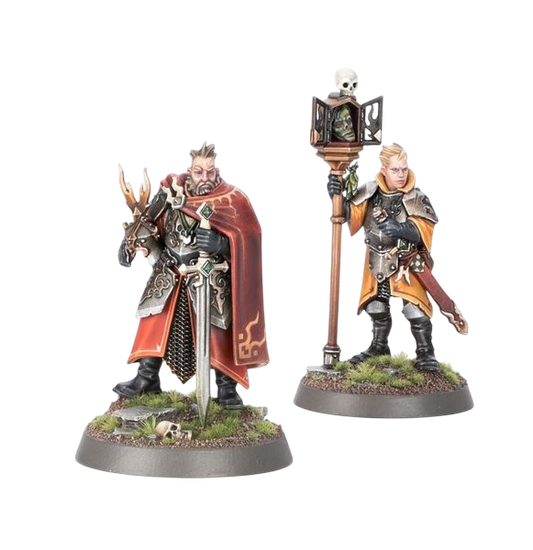 Freeguild Marshal and Relic Envoy (Custom Painted) (Assembled)
