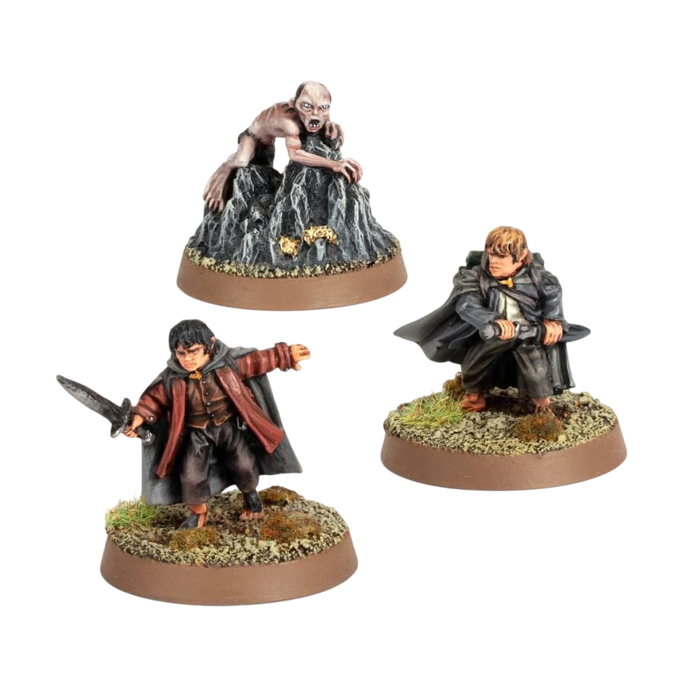 Frodo Baggins™, Samwise Gamgee™ & Gollum™ (New on Sprue)
