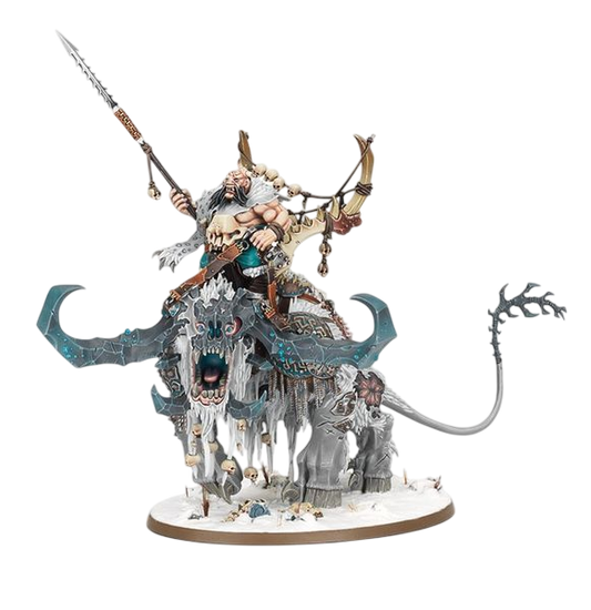 Frostlord on Stonehorn (Unpainted) (Assembled)