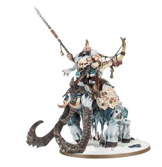Frostlord on Thundertusk (Unpainted) (Assembled)
