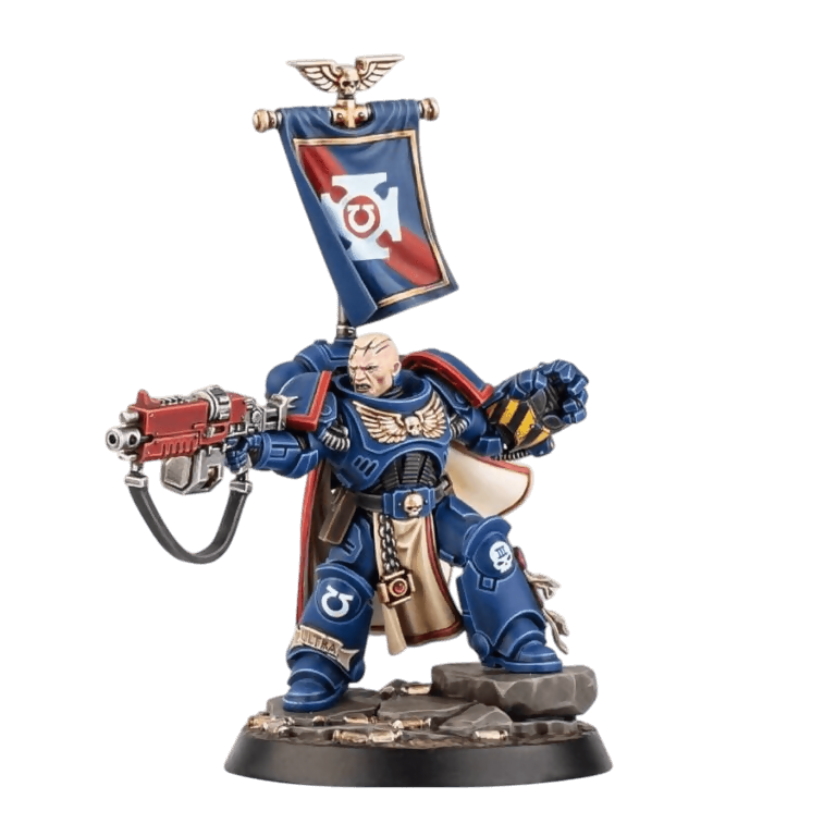 Captain Centos Custom Painted Assembled Warhammer 40k Miniature