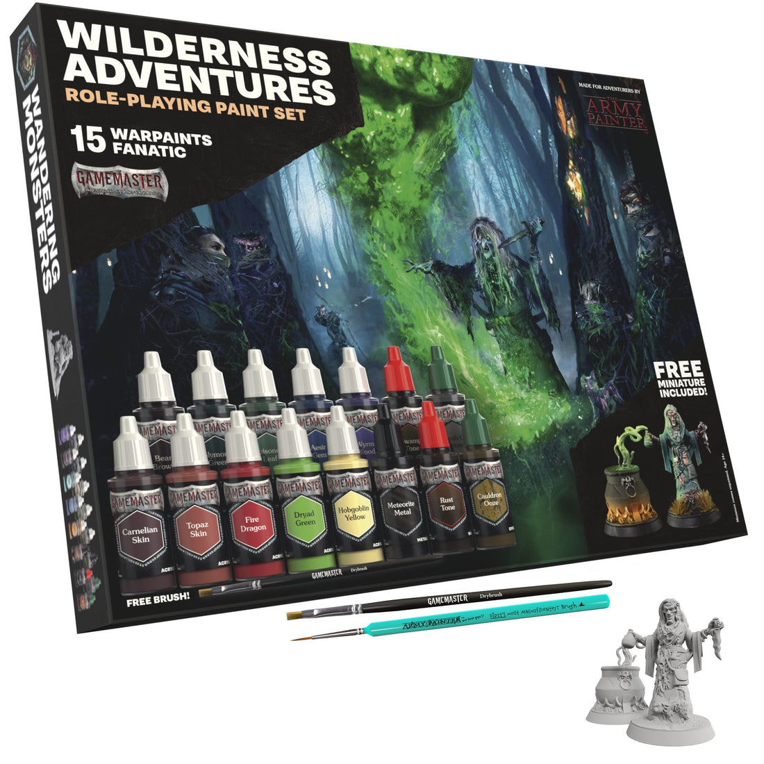 The Army Painter: GameMaster: Wilderness Adventure Role-playing Paint Set Combo