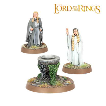Galadriel & Celeborn (Custom Painted) (Assembled)