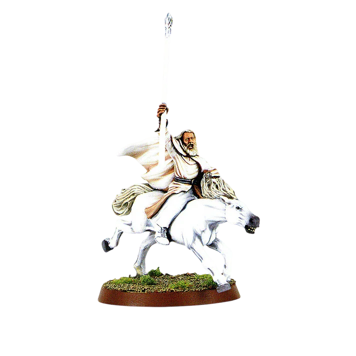 Gandalf on Shadowfax (Custom Painted) (Assembled)