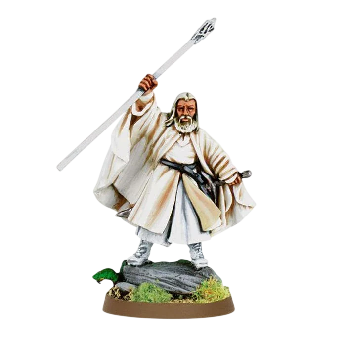 Gandalf the White on Foot (Unpainted) (Assembled)