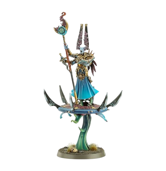Gaunt Summoner of TzeentchonDisc of Tzeentch (Custom Painted) (Assembled)