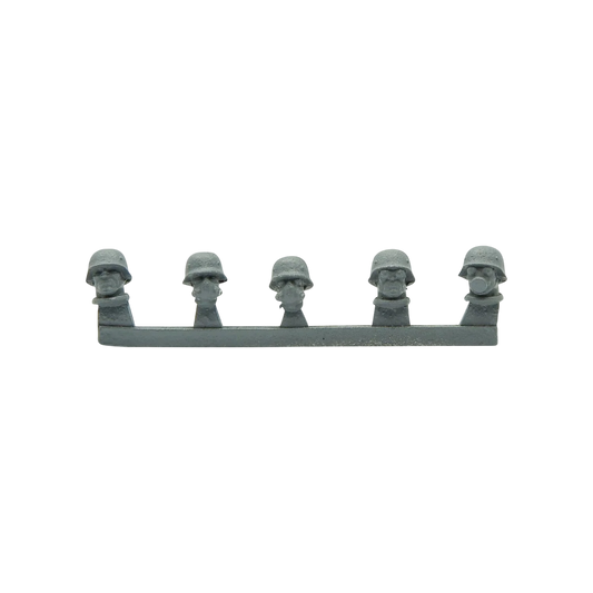 German Heavy Infantry head sprue (New in Box)