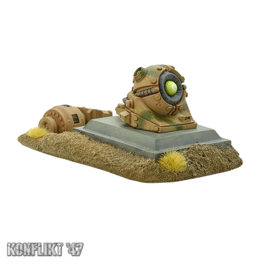 German Schwerefeld Projektor turret emplacement (New on Sprue)