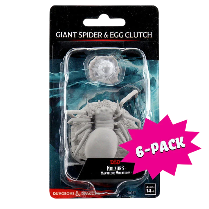 Giant Spider & Egg Clutch (Bundle of 6) (New in Box)