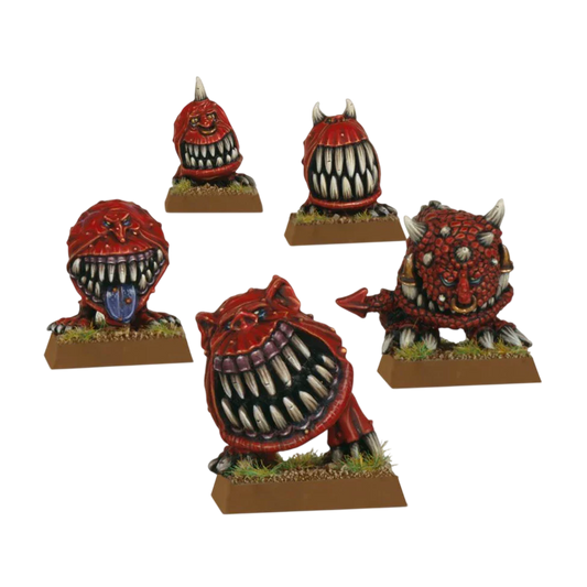 Gnarly Cave Squigs (Custom Painted) (Assembled)