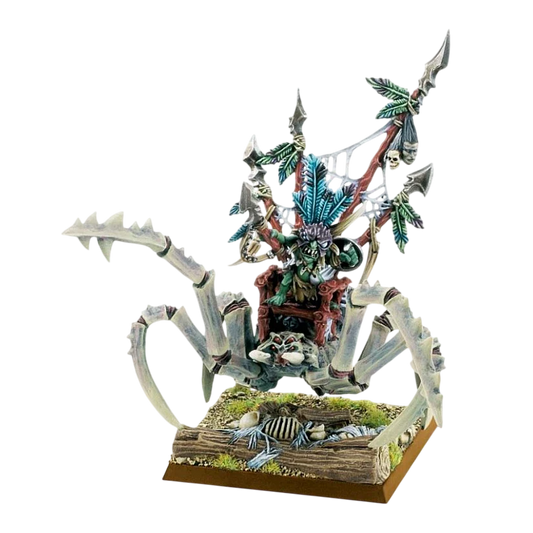 Goblin Big Boss on Gigantic Spider (New on Sprue)