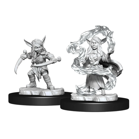 Goblin Sorceror and Rogue Female (Unpainted)