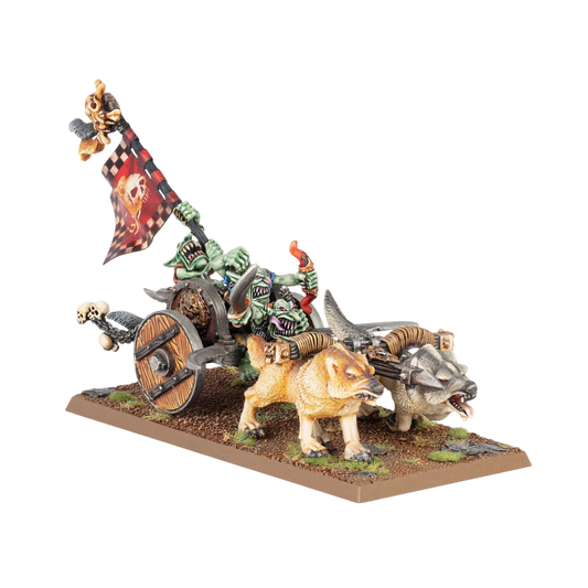Goblin Wolf Chariot (Custom Painted) (Assembled)