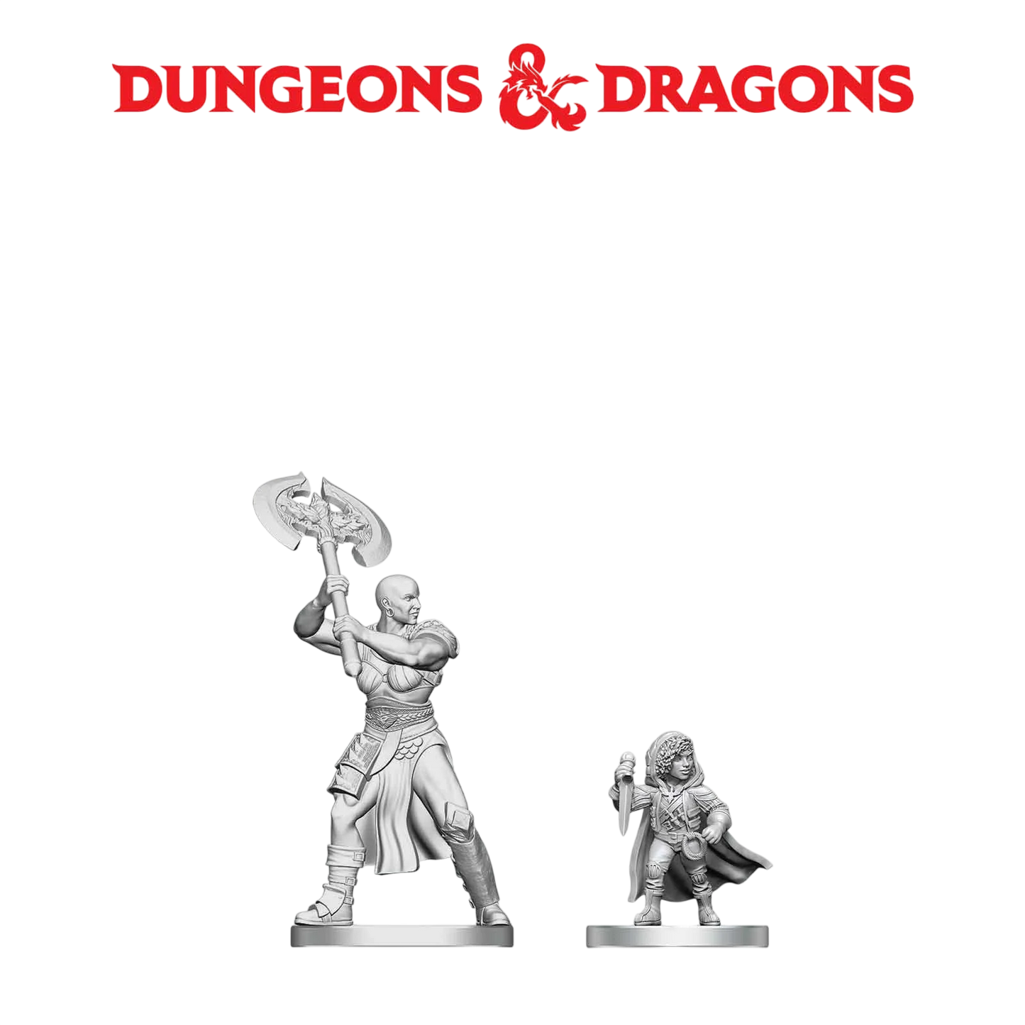 Goliath Barbarian & Halfling Rogue (Custom Painted)