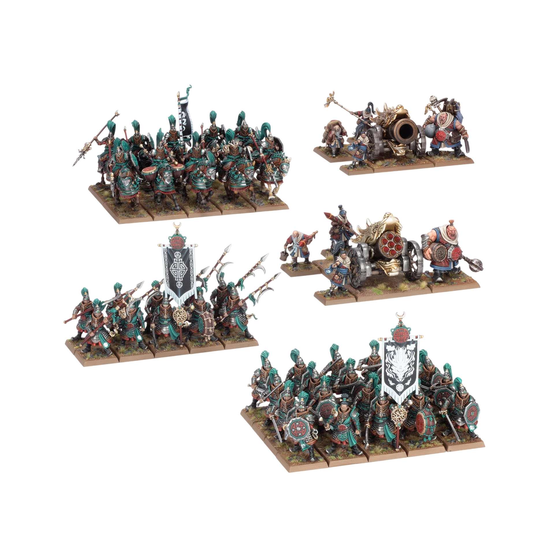 Grand Cathay Battalion (Custom Painted) (Assembled) from Warhammer: The Old World