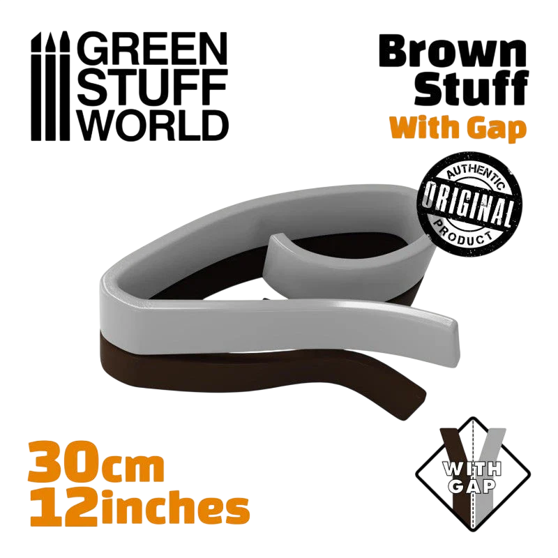 Green Stuff World - Brown Stuff Tape 12 inches With Gap 9226