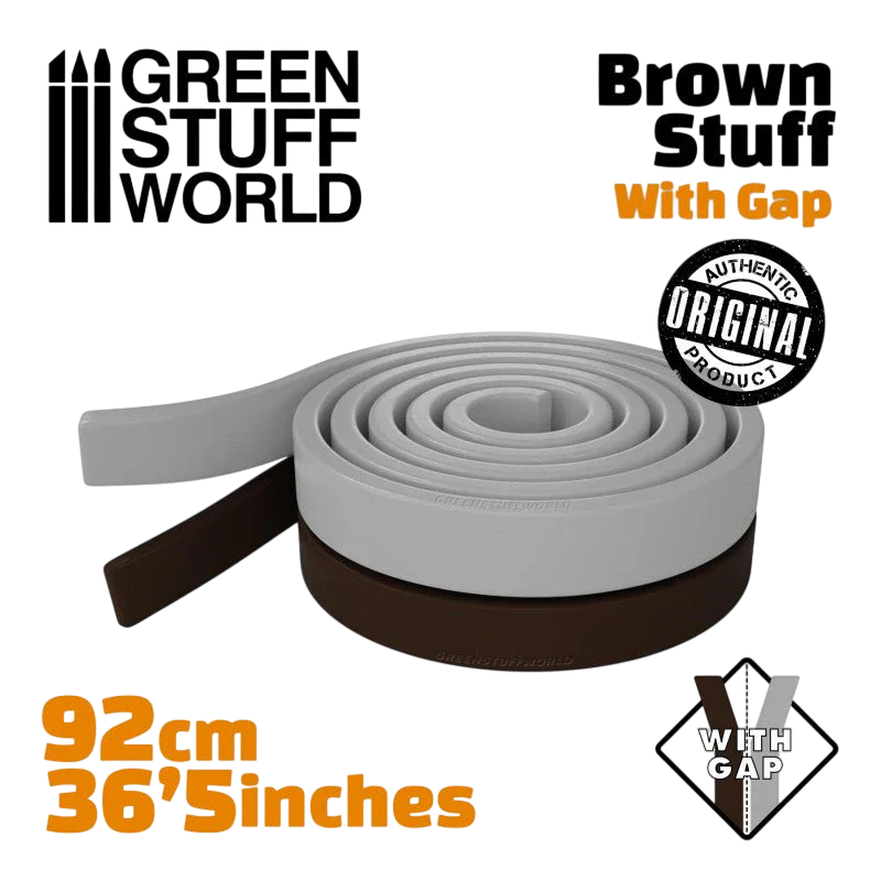 Green Stuff World - Brown Stuff Tape 36.5 inches WITH GAP 9224