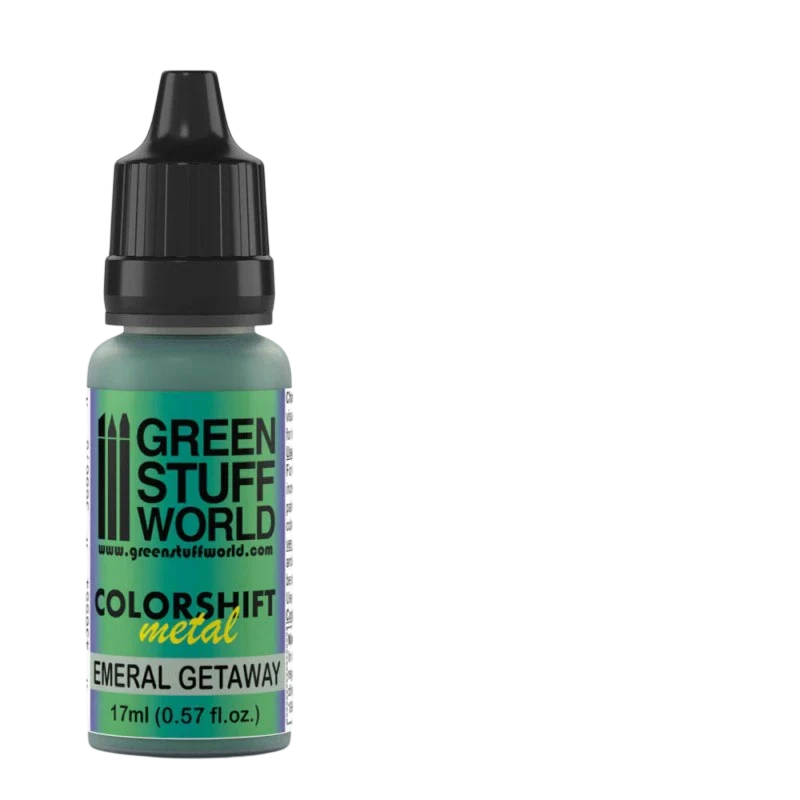 Green Stuff World - Chameleon Metal Paint Emerald Getaway 1609 for Models and Miniatures