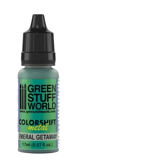 Green Stuff World - Chameleon Metal Paint Emerald Getaway 1609 for Models and Miniatures