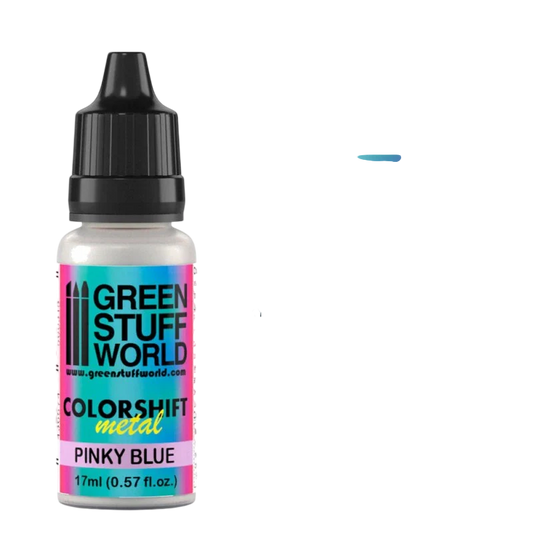 Green Stuff World - Chameleon Metal Paint Pinky Blue 1672 for Models and Miniatures