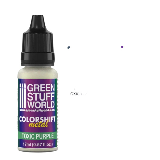 Green Stuff World - Chameleon Metal Paint Toxic Purple 1555 for Models and Miniatures