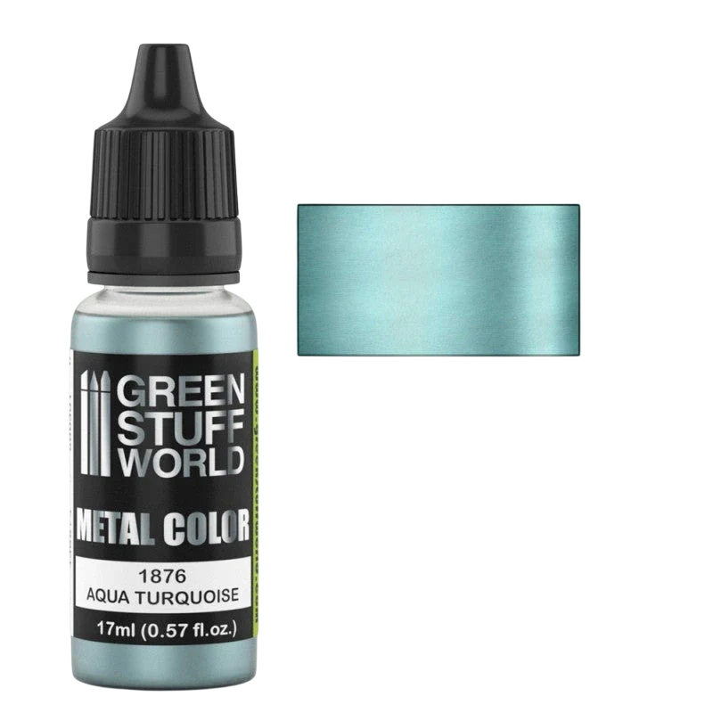Green Stuff World - Metallic Paint Aqua Turquoise 1876