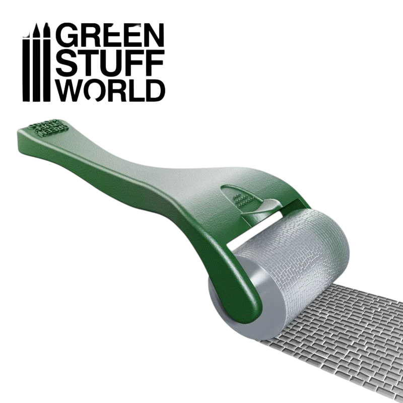 Green Stuff World - Rolling pin with Handle - Dutch Bricks 15mm 10488