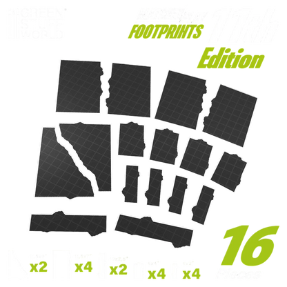 Green Stuff World 11th Edition Glasspack Footprints 40k compatible - Wargaming