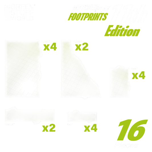 Green Stuff World 11th Edition Glasspack Footprints 40k compatible - Wargaming