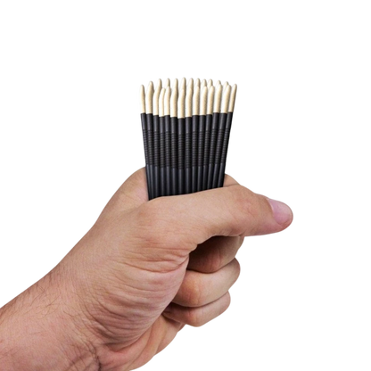 Green Stuff World 25 Disposable Weathering Brushes for Miniatures 2420