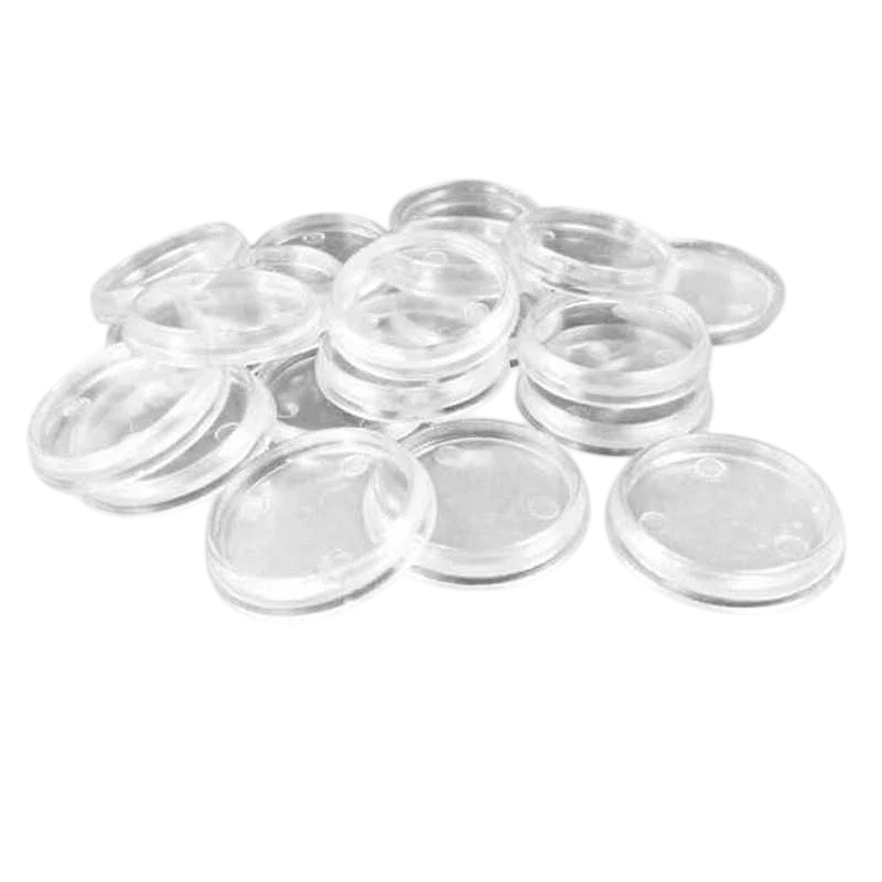 Green Stuff World 25mm Round Plastic Base Hollow - Clear - 20mm to 25mm Adapters 10910