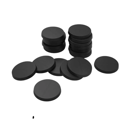Green Stuff World 25mm Round Plastic Bases - Black 9821